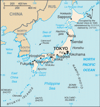 Kaart van Japan